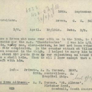 Soldier packet page