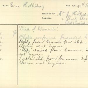 Soldier packet page