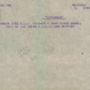 Soldier packet page