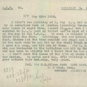 Soldier packet page