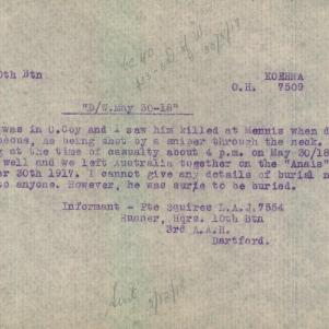 Soldier packet page