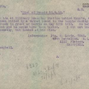 Soldier packet page