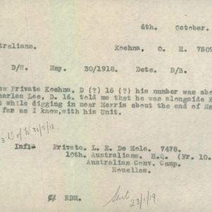 Soldier packet page