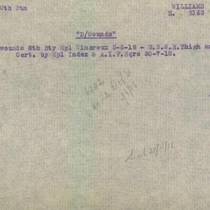 Soldier packet page