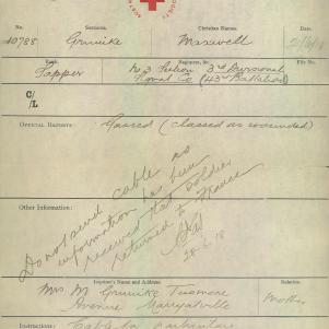 Soldier packet page