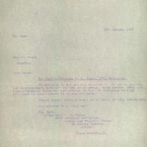 Soldier packet page