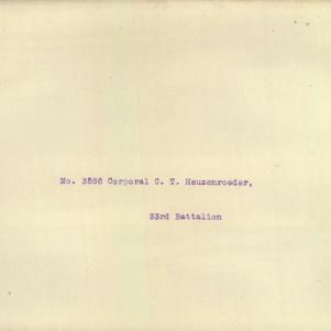 Soldier packet page