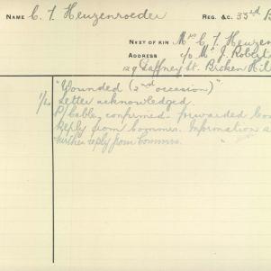 Soldier packet page