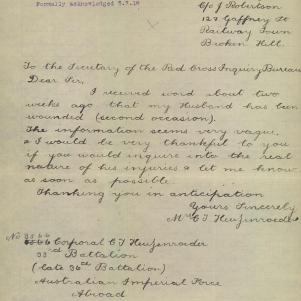 Soldier packet page