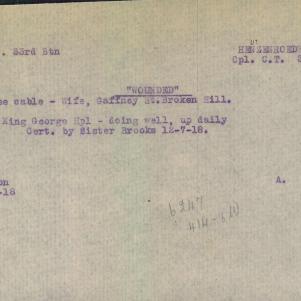 Soldier packet page