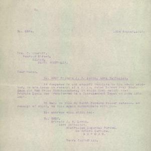 Soldier packet page