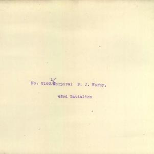 Soldier packet page