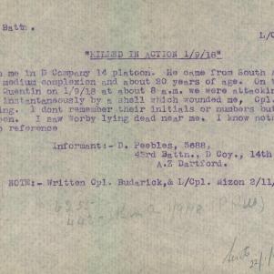Soldier packet page