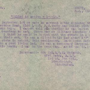 Soldier packet page
