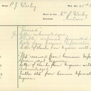 Soldier packet page