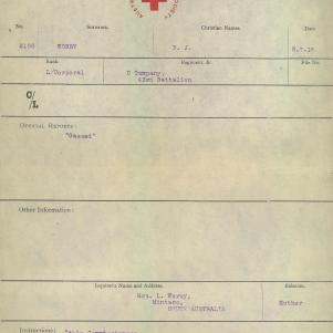 Soldier packet page