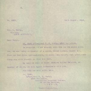 Soldier packet page