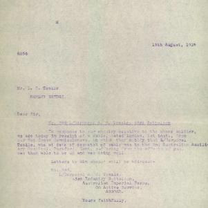 Soldier packet page