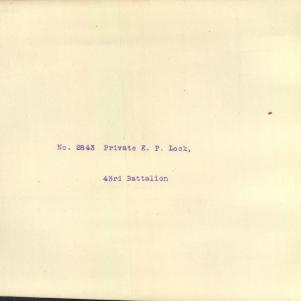 Soldier packet page