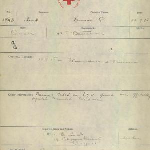 Soldier packet page