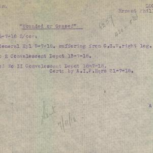 Soldier packet page