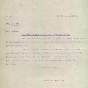 Soldier packet page