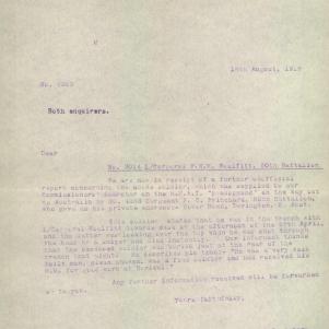 Soldier packet page