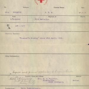 Soldier packet page