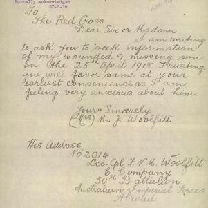 Soldier packet page