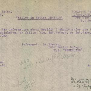 Soldier packet page
