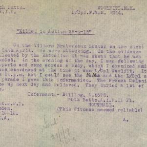 Soldier packet page
