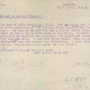 Soldier packet page