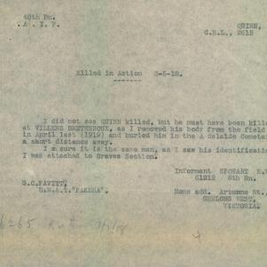 Soldier packet page