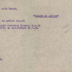 Soldier packet page