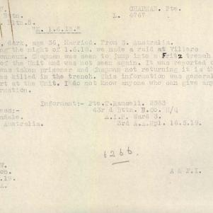 Soldier packet page