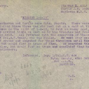 Soldier packet page