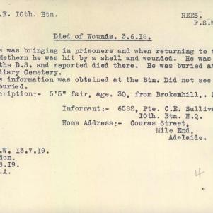 Soldier packet page