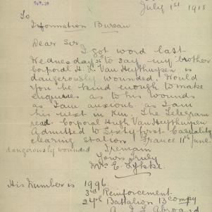 Soldier packet page