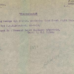 Soldier packet page