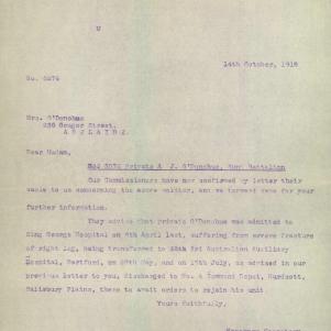 Soldier packet page