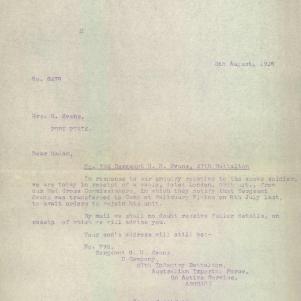 Soldier packet page