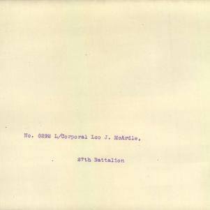 Soldier packet page