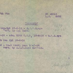 Soldier packet page