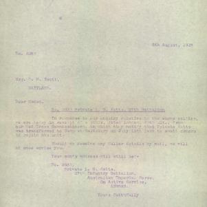 Soldier packet page