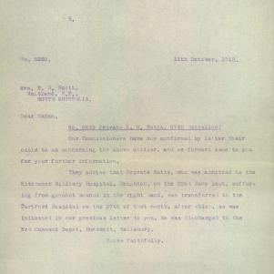 Soldier packet page