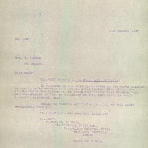 Soldier packet page