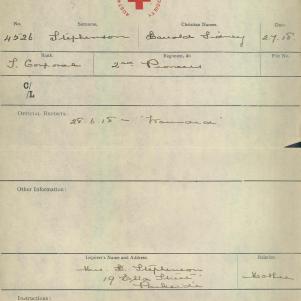 Soldier packet page