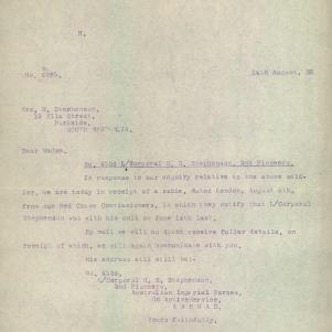 Soldier packet page