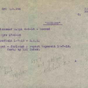 Soldier packet page