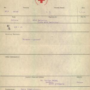 Soldier packet page